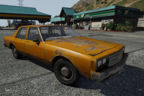 1985 Chevrolet Impala + Rusty textures [Replace | old edition]